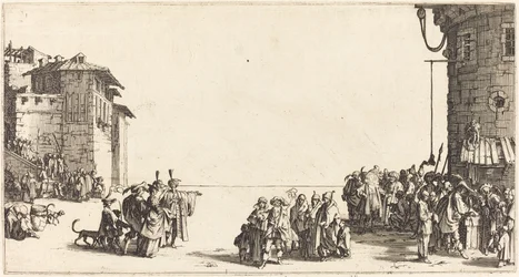 O Mercado de Escravos, 1620.