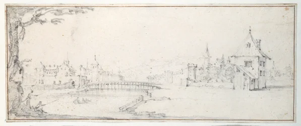 A ponte dos Gaúchos na Epinal (giz preto sobre papel)