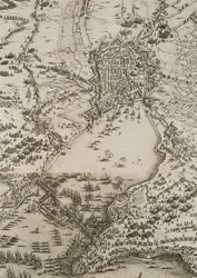 O cerco de La Rochelle ...