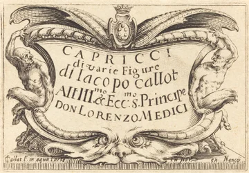 Folha de rosto para "O Capricci"