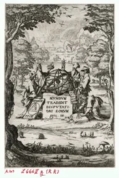 Página de rosto da Sacra Cosmologia ... (gravura)