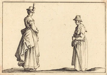 Duas Mulheres de Perfil, c. 1617.