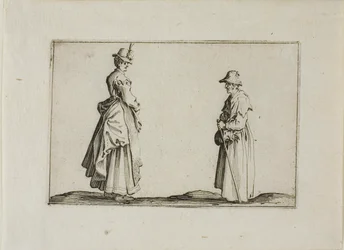 Duas mulheres de perfil, de Os Caprichos