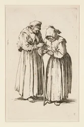 Duas mulheres mendigas, de The Beggars (Les deux mendiantes)
