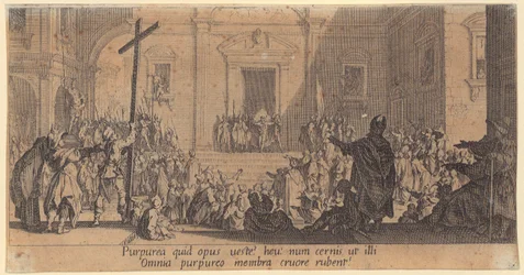 Condenação de Cristo, prancha 3 da série "A Grande Paixão"
