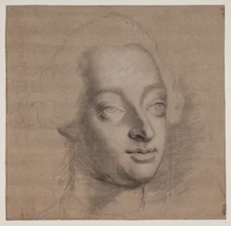Retrato de Frederik V. 3/4 Perfil