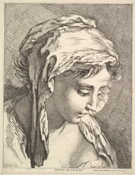 Cabeça de Mulher, meados do século XVIII.