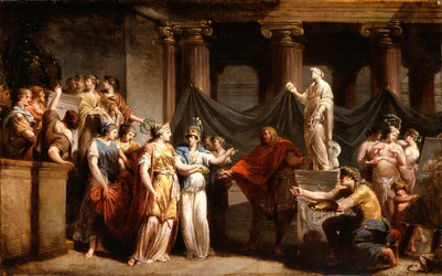 O Templo das Artes Liberais, com a cidade de Berna e Minerva, 1779
