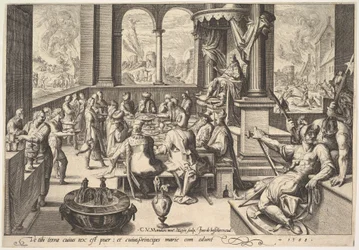Alegoria do governo de um rei infantil, 1588.