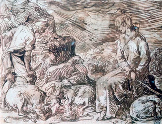 Hipócrates e Demócrito, c1584-1629