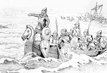 A chegada dos vikings na França