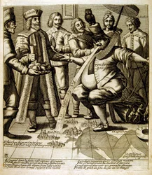 Ilustração de fábulas de Jean de La Fontaine (gravura)