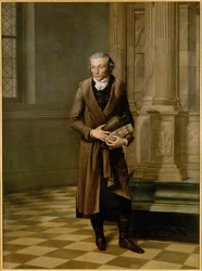 Alexandre Lenoir, fundador do Museu dos Monumentos Franceses (pintura sobre tela)