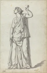 Estátua romana de uma musa (Anchyrrhe)