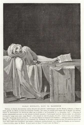 A morte de Marat, 1793