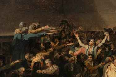 Juramento no campo de ténis, 20 de junho de 1789, pormenor