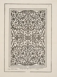 Design para Parterre, do Theatre des Plans et Jardinages, pub.1652 (gravura)