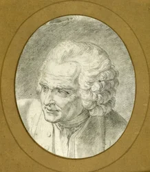 Retrato de Jean-Jacques Rousseau 1712-1778, 1775.