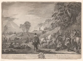 Cavalaria em ferrugem
Destacamento de cavalaria (título sobre o objecto)