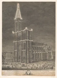 Vista da Catedral de Estrasburgo Représentation de l