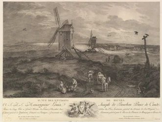 Segunda Vista do Arredores de Bruges IIe. Vue des environs de Bruges.