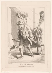 Vendedor ambulante com vassouras
Balais Balais (título sobre o objecto)
Cris de Paris (título da série)
Vendedores de rua de Paris (título da série)