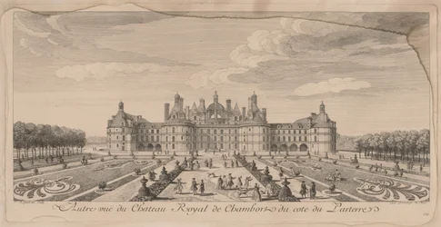 Chateau Chambord dos jardins.