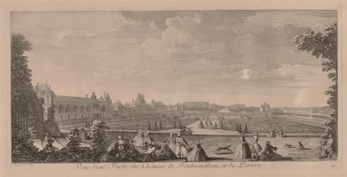 Chateau Fontainebleau e jardins.