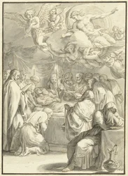 O leito de morte de Maria
Cenas da vida de Maria (título da série)