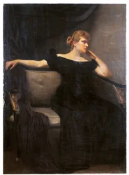 Retrato da Marquise de Tallenay (óleo sobre tela)