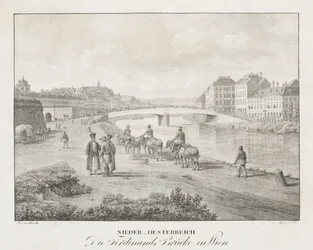 Baixa Áustria, a ponte Ferdinand em Viena