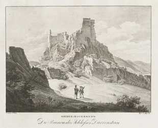 Baixa Áustria, as ruínas do castelo