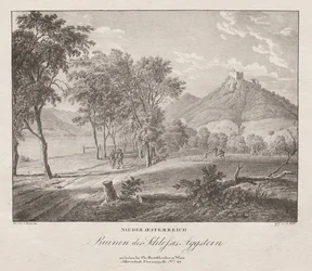 Baixa Áustria, ruínas do Castelo de Aggenstein