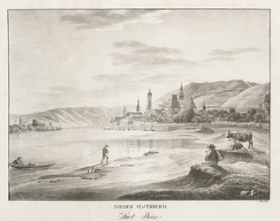 Baixa Áustria, cidade de Stein, 1819.