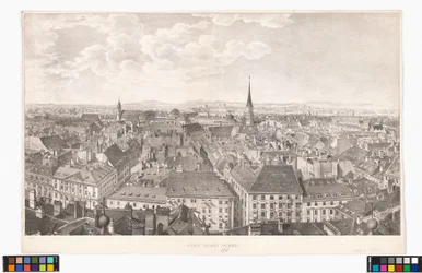 Panorama de Viena para sul, a partir da Igreja de São Pedro