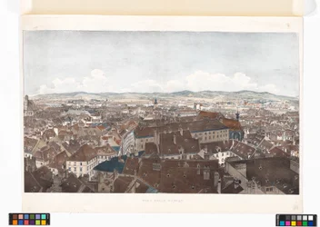 Panorama de Viena para oeste, a partir da Igreja de São Pedro