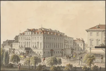 The The Theater an der Wien, ca 1816.