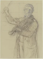 Homem com um violino