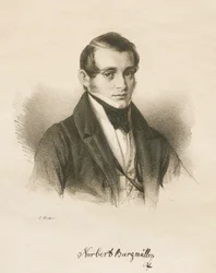 Retrato do compositor Norbert Burgmüller 1810-1836, 1836