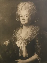Alemão: Retrato de Anna Elisabeth Daxelhofer, nascida Gatschet