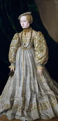 Retrato de Anna da Áustria (óleo sobre tela)