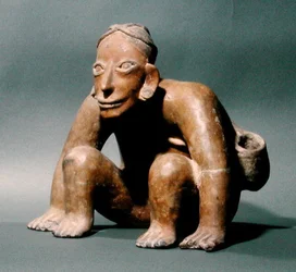 Estatueta de Jalisco, México, 300 a.C. - 500 d.C. (cerâmica)