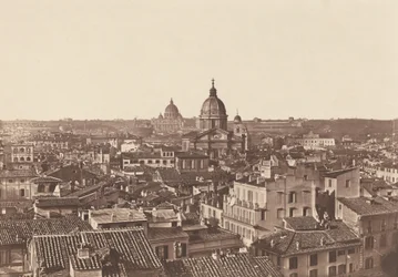 Vista de Roma, c. 1855 (foto)