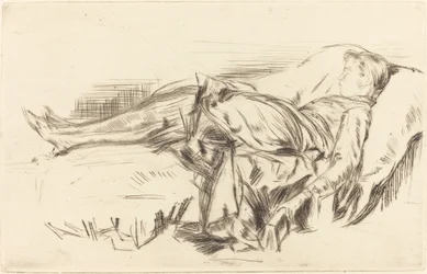Uma criança em um sofá, No.2, c. 18731875.
