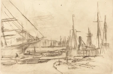 Um esboço de Billingsgate, 1878.