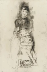 Agnes, c.1873-75 (drypont no papel)