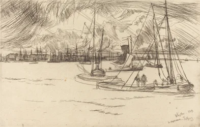 Amsterdã do Tolhuis, 1863.