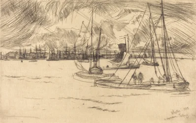 Amsterdã do Tolhuis, 1863.
