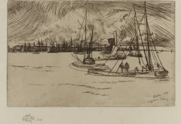 Amsterdã, do Tolhuis, 1863.