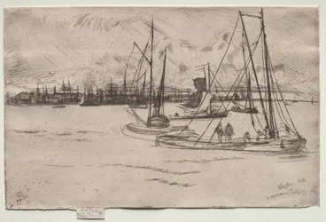 Amsterdã do Tolhuis, 1863.